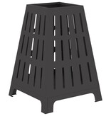 VidaXL Vuurkorf Zwart 50 x 50 x 70 cm Koudgewalst staal