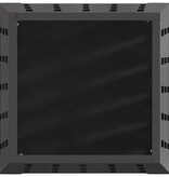 VidaXL Vuurkorf Zwart 50 x 50 x 70 cm Koudgewalst staal