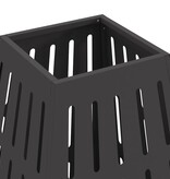 VidaXL Vuurkorf Zwart 50 x 50 x 70 cm Koudgewalst staal