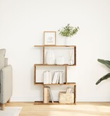 VidaXL Kamerscherm / boekenkast 3-laags 70x24x97 cm hout oud hout