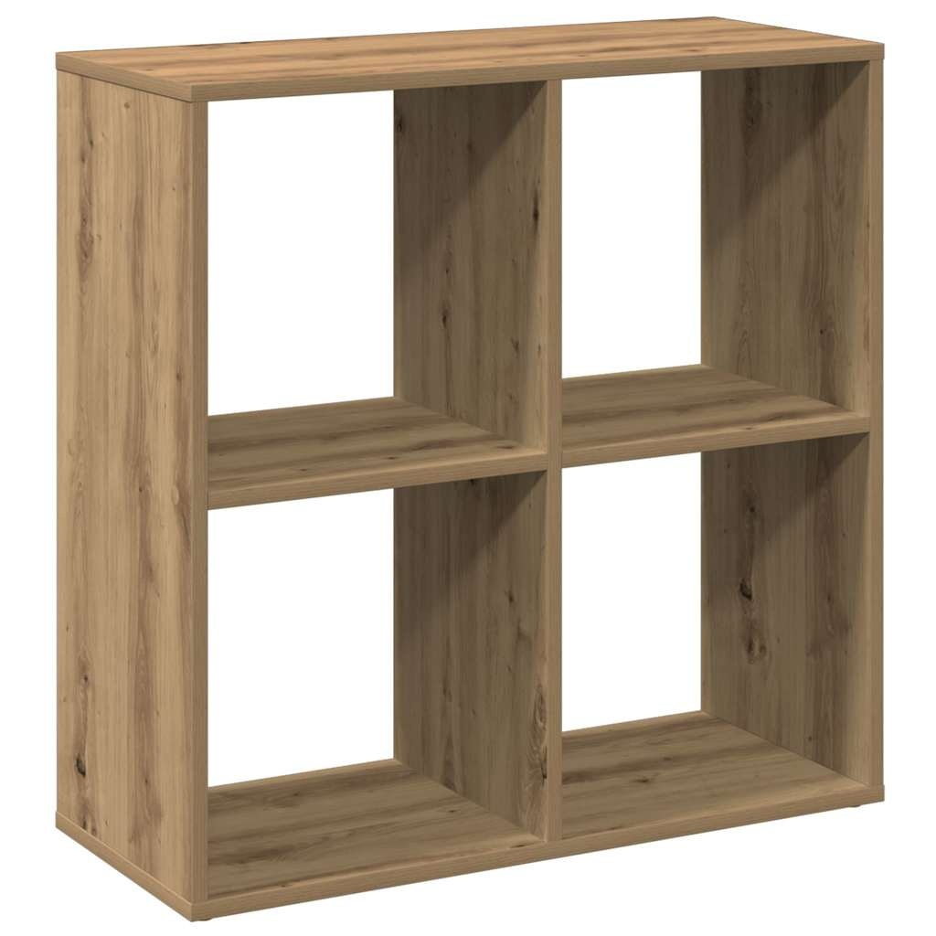 VidaXL Kamerscherm / boekenkast 69,5x29x69,5 cm hout artisanaal eiken