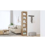 VidaXL Boekenkast/kamerscherm 40x30x198 cm artisanaal eikenkleur