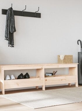 VidaXL Halbank 160x28x45 cm massief grenenhout