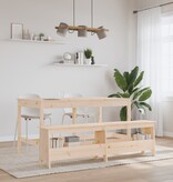 VidaXL Halbank 160x28x45 cm massief grenenhout