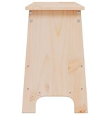 VidaXL Halbank 160x28x45 cm massief grenenhout