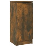 VidaXL Dressoir 30x30x70 cm bewerkt hout gerookt eikenkleurig