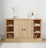 VidaXL Dressoir 100x35,5x60 cm bewerkt hout sonoma eikenkleurig