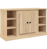 VidaXL Dressoir 100x35,5x60 cm bewerkt hout sonoma eikenkleurig