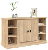 VidaXL Dressoir 100x35,5x60 cm bewerkt hout sonoma eikenkleurig