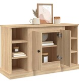 VidaXL Dressoir 100x35,5x60 cm bewerkt hout sonoma eikenkleurig