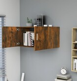 VidaXL Hangkast 80x39x40 cm bewerkt hout gerookt eikenkleurig
