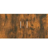 VidaXL Hangkast 80x39x40 cm bewerkt hout gerookt eikenkleurig