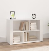 VidaXL Dressoir 80x30x54 cm bewerkt hout wit