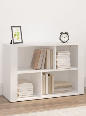 VidaXL Dressoir 80x30x54 cm bewerkt hout wit