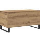 VidaXL Salontafel 90x44,5x45 cm bewerkt hout artisanaal eikenkleurig