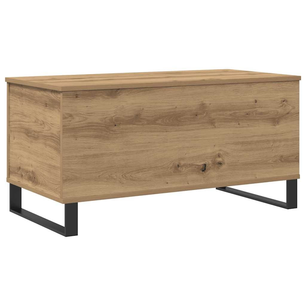 VidaXL Salontafel 90x44,5x45 cm bewerkt hout artisanaal eikenkleurig