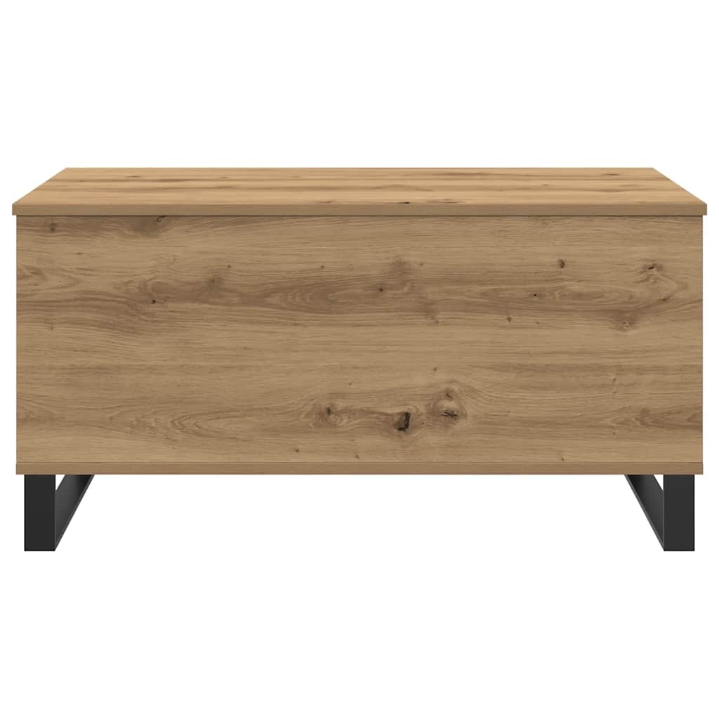 VidaXL Salontafel 90x44,5x45 cm bewerkt hout artisanaal eikenkleurig