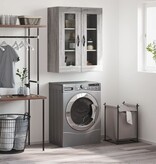 VidaXL Wandkast 69,5x34x90 cm bewerkt hout grijs sonoma eikenkleurig