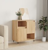 VidaXL Dressoir 60x35x70 cm bewerkt hout sonoma eikenkleurig