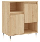VidaXL Dressoir 60x35x70 cm bewerkt hout sonoma eikenkleurig