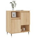 VidaXL Dressoir 60x35x70 cm bewerkt hout sonoma eikenkleurig