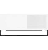 VidaXL Salontafel 80x80x36,5 cm bewerkt hout wit
