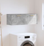 VidaXL Wandkast 100x36,5x35 cm bewerkt hout betongrijs