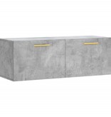 VidaXL Wandkast 100x36,5x35 cm bewerkt hout betongrijs