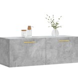 VidaXL Wandkast 100x36,5x35 cm bewerkt hout betongrijs