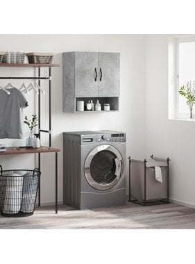 VidaXL Wandkast 60x31x70 cm bewerkt hout betongrijs