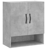 VidaXL Wandkast 60x31x70 cm bewerkt hout betongrijs
