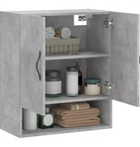 VidaXL Wandkast 60x31x70 cm bewerkt hout betongrijs