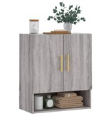 VidaXL Wandkast 60x31x70 cm bewerkt hout grijs sonoma eikenkleurig