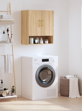 VidaXL Wandkast 60x31x70 cm bewerkt hout sonoma eikenkleurig