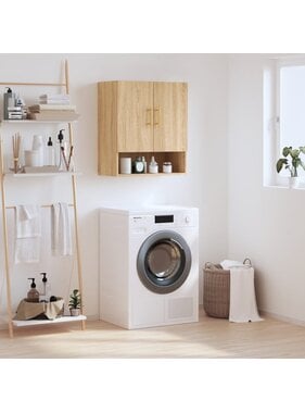 VidaXL Wandkast 60x31x70 cm bewerkt hout sonoma eikenkleurig