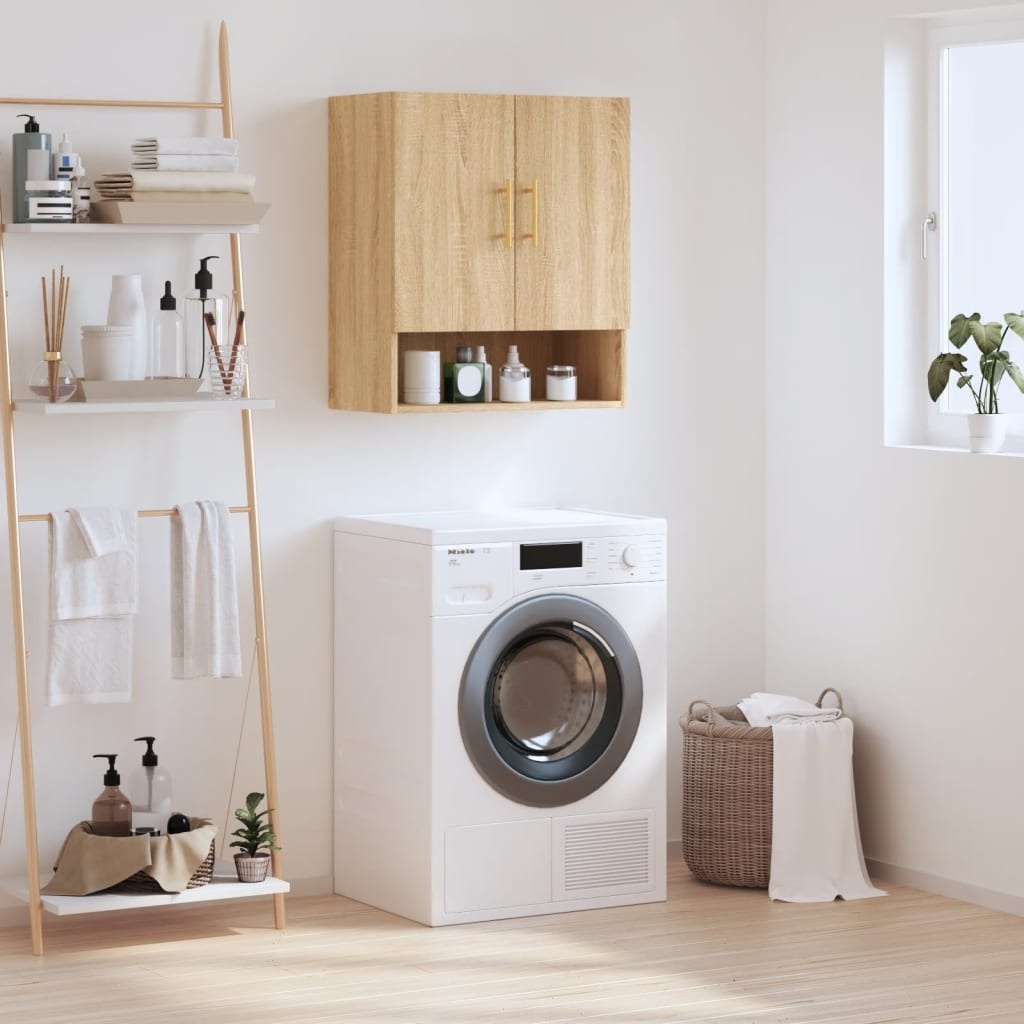 VidaXL Wandkast 60x31x70 cm bewerkt hout sonoma eikenkleurig