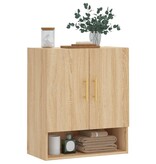 VidaXL Wandkast 60x31x70 cm bewerkt hout sonoma eikenkleurig