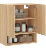 VidaXL Wandkast 60x31x70 cm bewerkt hout sonoma eikenkleurig
