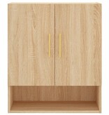 VidaXL Wandkast 60x31x70 cm bewerkt hout sonoma eikenkleurig