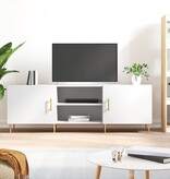 VidaXL Tv-meubel 150x30x50 cm bewerkt hout wit