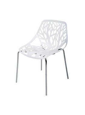 Butik eetkamerstoel Forest Wit