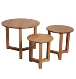 Butik Bijzettafel set Knock on Wood