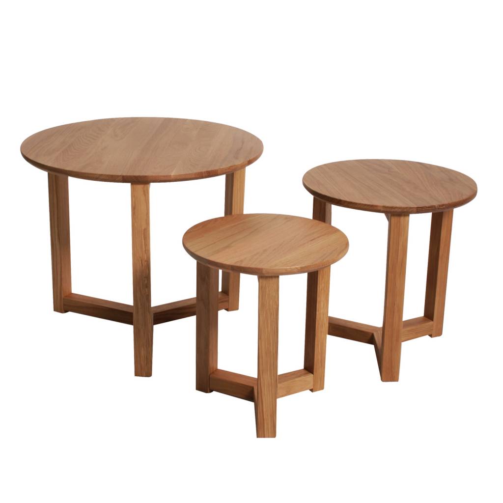 Butik Bijzettafel set Knock on Wood