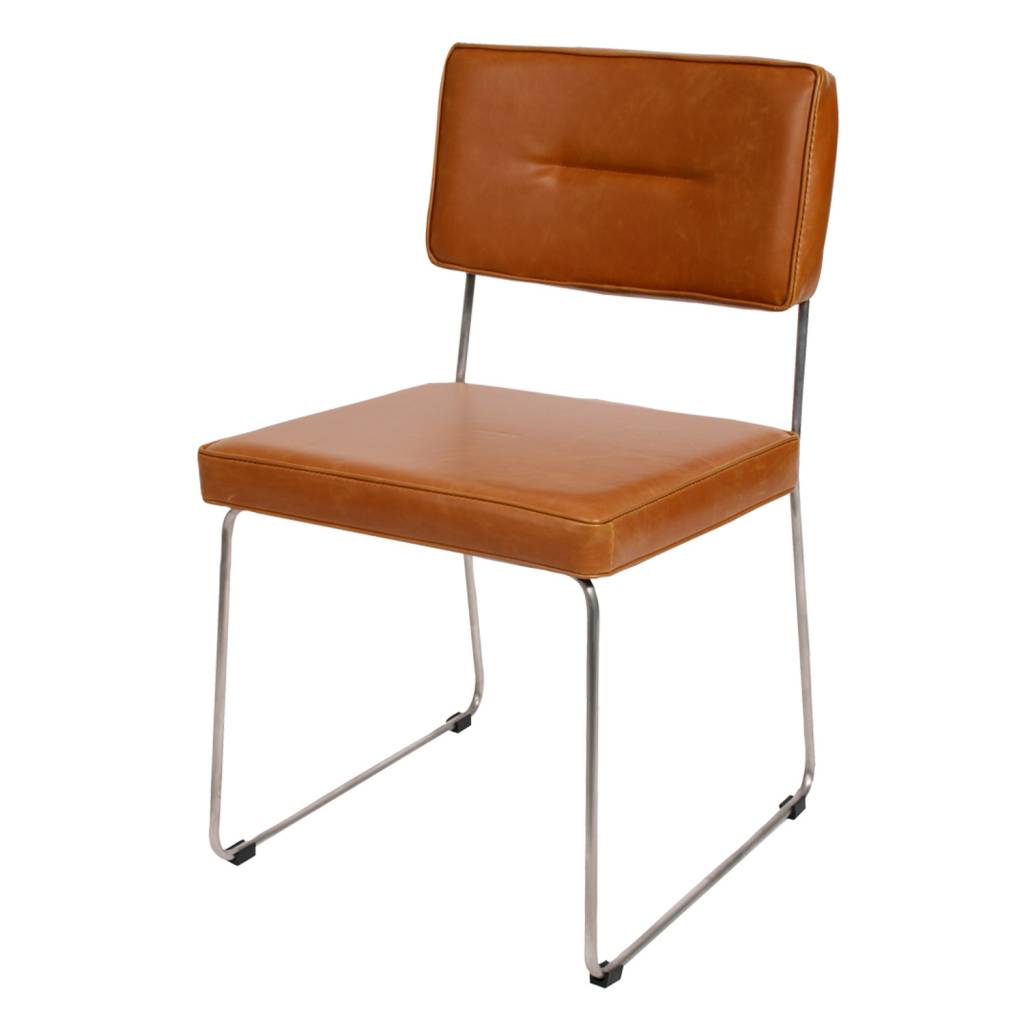 Butik vergaderstoel Rex Vintage en vergaderstoel Rex Nubuk