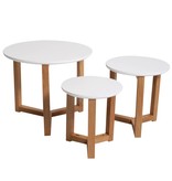 Butik Bijzettafel set Knock on Wood