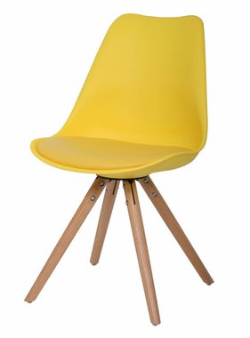 Butik eetkamerstoel Consilium Woody Geel
