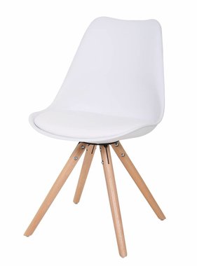 Butik eetkamerstoel Consilium Woody Wit