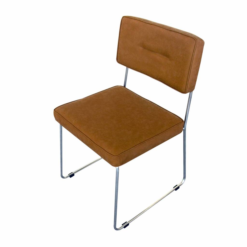 Butik vergaderstoel Rex Vintage en vergaderstoel Rex Nubuk