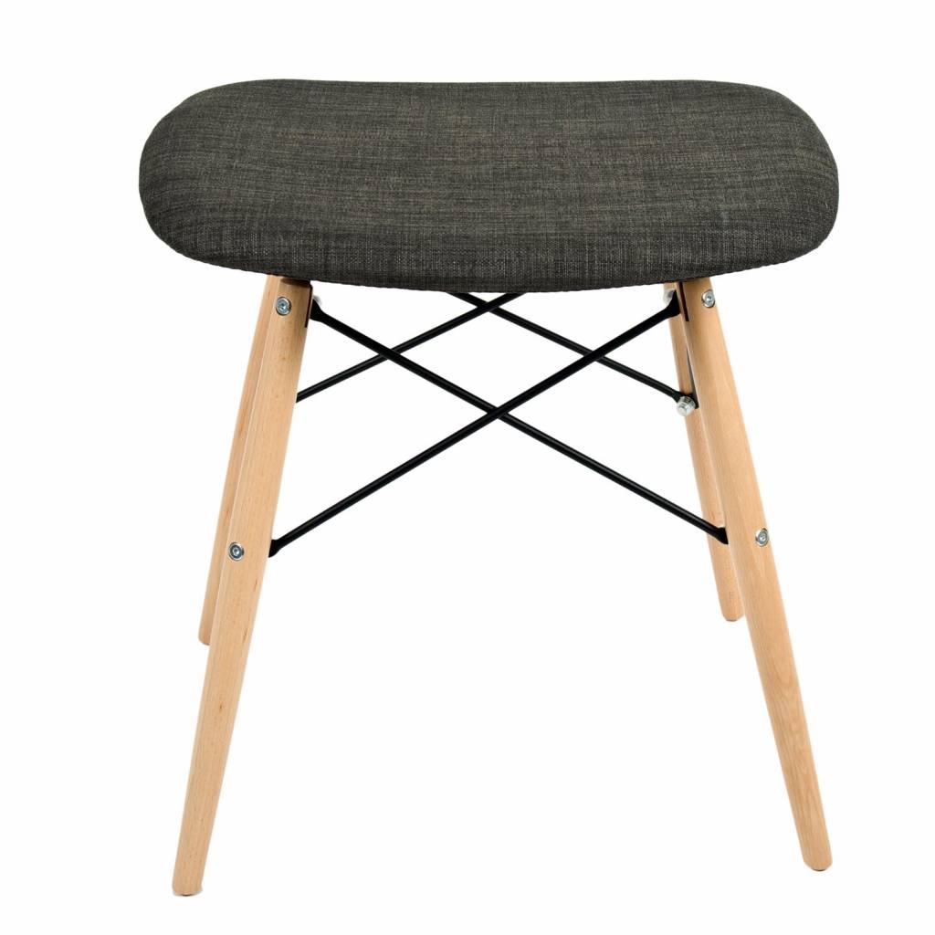 Butik kruk Consilium Wit of Stof