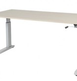 Schaffenburg Othello C-poot bureau, hoogte verstelbaar (62-85cm) dmv slinger met 160x80cm 20mm blad en frame